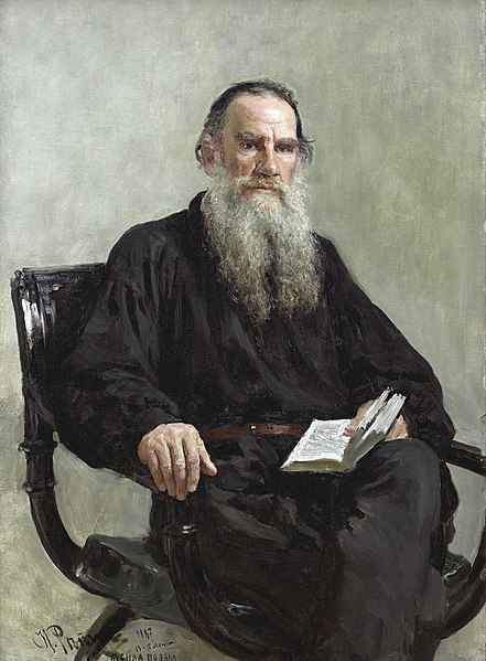 Portrait of Leo Tolstoy'(1887) 